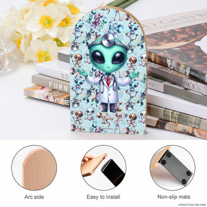 Alien Doctor, Wood Bookends