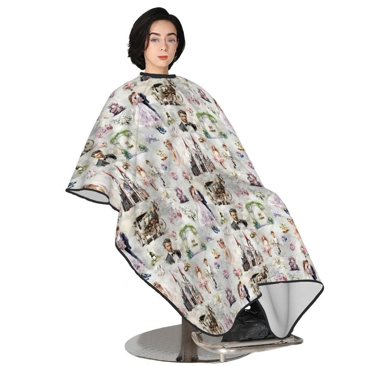 Many Awesome Designs Adult Hair Cutting Cape, aliens, military, wedding, smurfs