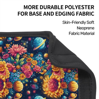 12 Galaxy / Outer Space Designs, Seat Belt Cover Pad For Adults 2 Pcs