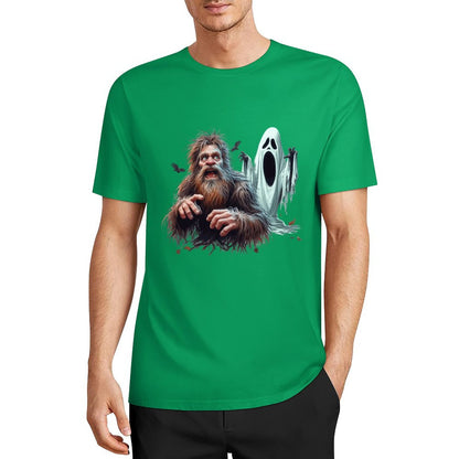 Bigfoot - Sasquatch Halloween Short Sleeve Cotton T-Shirt
