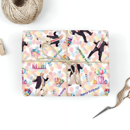 20 Donald Trump Designs, 3 Pack Gift Wrapping Paper Sheets