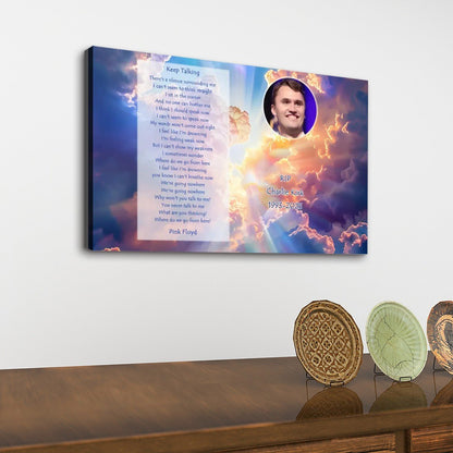 Charlie Kirk Memorial 20x30" Canvas Prints Wall Art