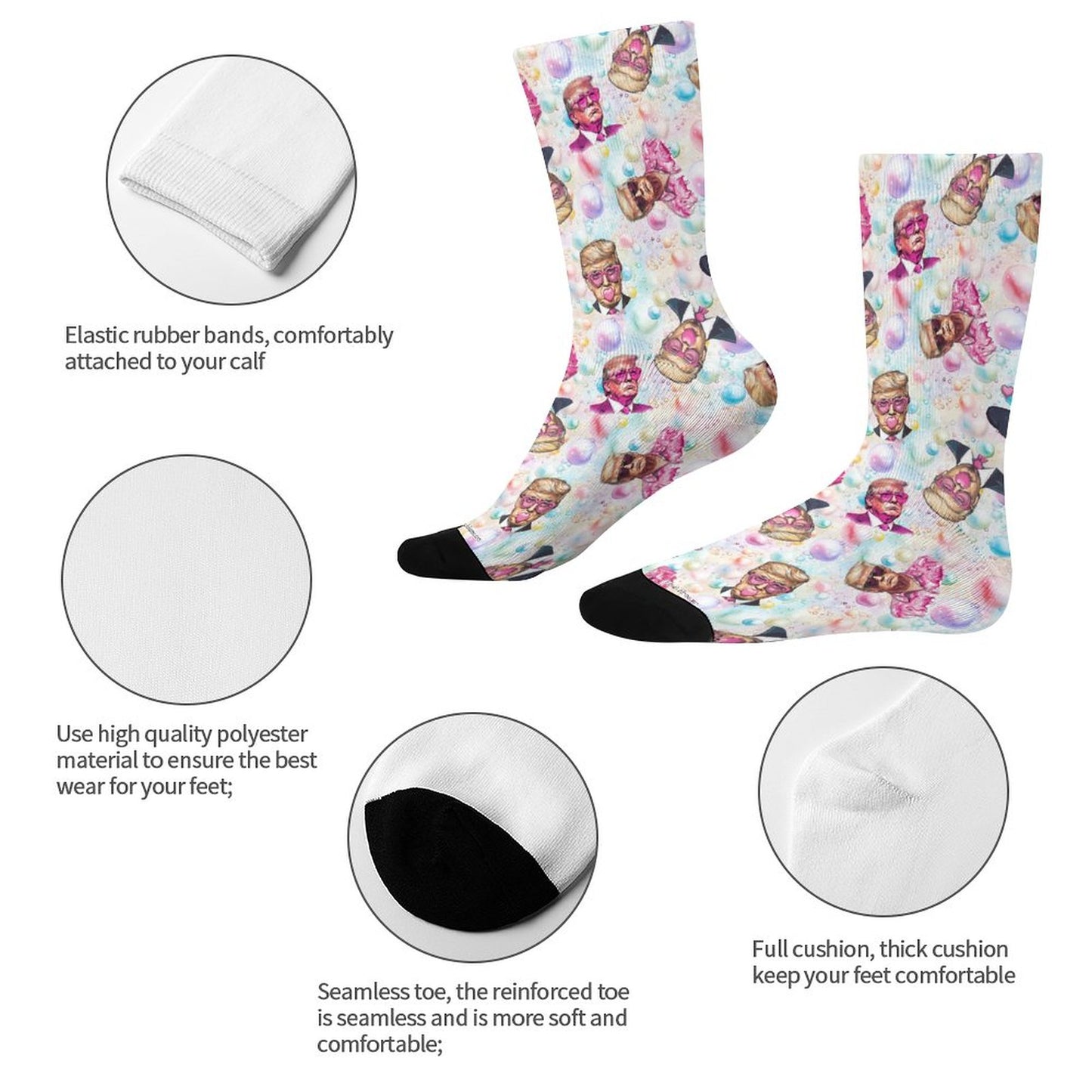 20 Donald Trump Designs, Children’s Polyester Socks