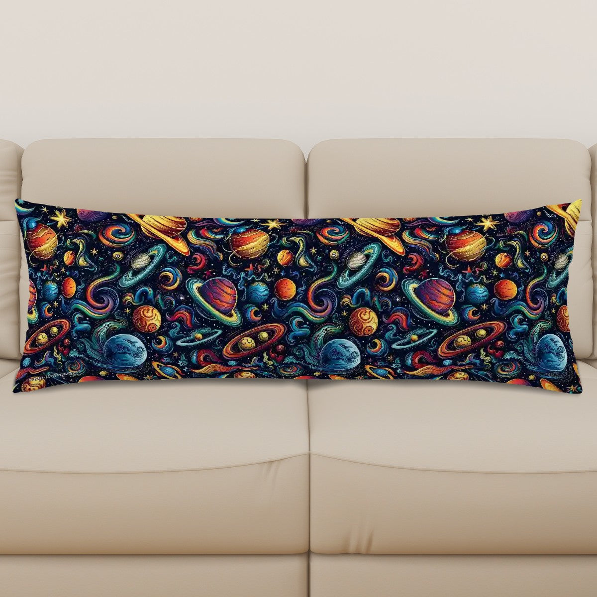 12 Galaxy / Outer Space Designs, Long Body Pillow Case