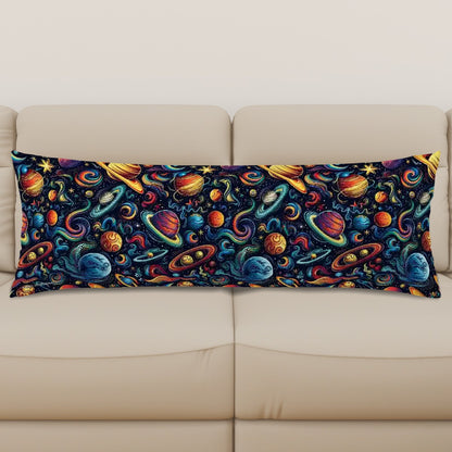 12 Galaxy / Outer Space Designs, Long Body Pillow Case