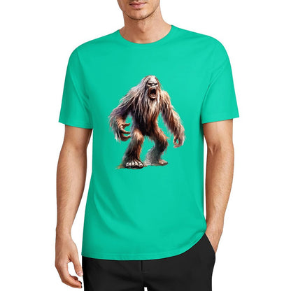 Bigfoot - Sasquatch Scary Short Sleeve Cotton T-Shirt