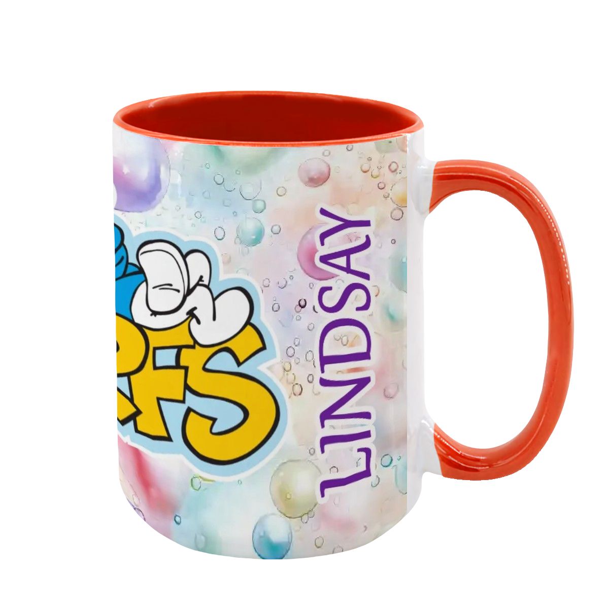 Smurfs Large 15 Ounce Colorful Mugs – Made In USA