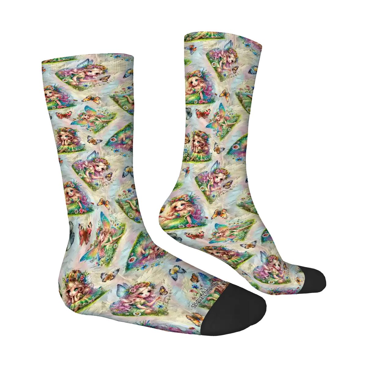 Polyester Crew Socks