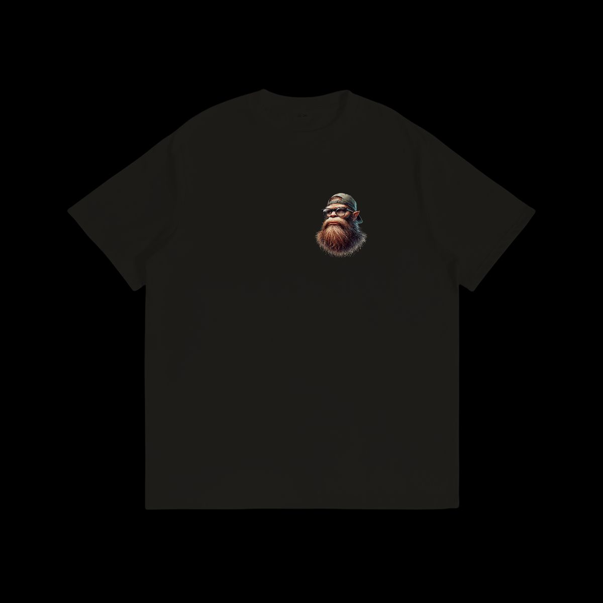 Sarcastic Sasquatch Short Sleeve 100% Cotton T-shirt- Double Sided