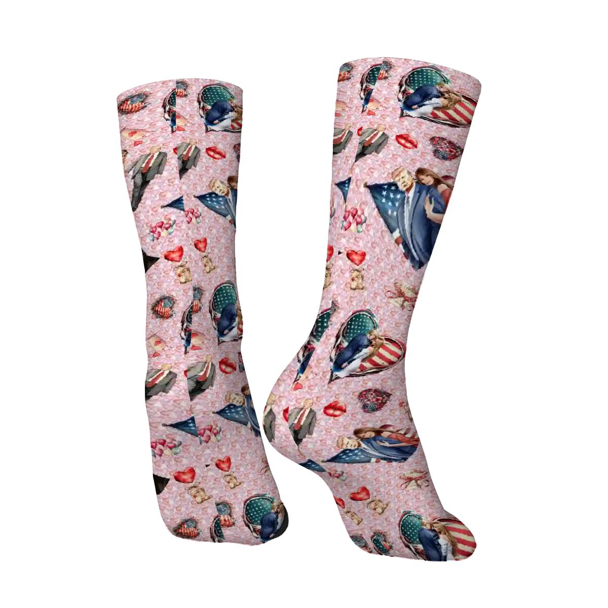 20 Trump Designs, Polyester Crew Socks