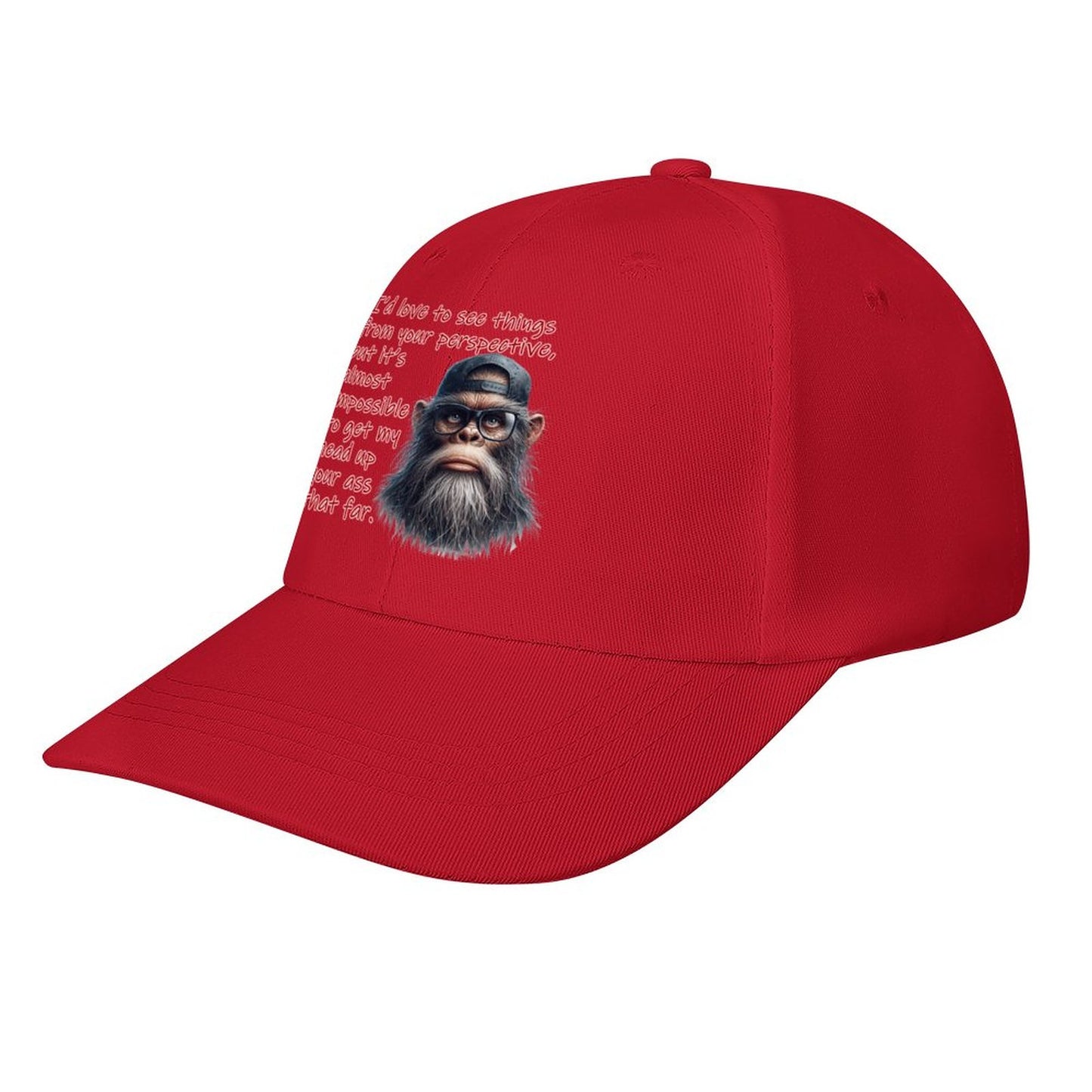 Bigfoot, Sasquatch “I'd love to see things..", Baseball Cap – 8 Colors