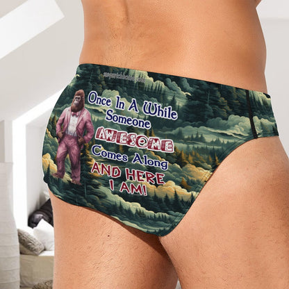 Bigfoot / Sasquatch,  Men’s Silk Briefs Underwear