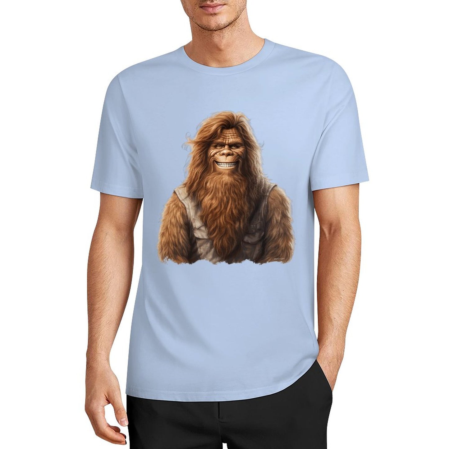 Bigfoot - Sasquatch Hillbillie Short Sleeve Cotton T-Shirt