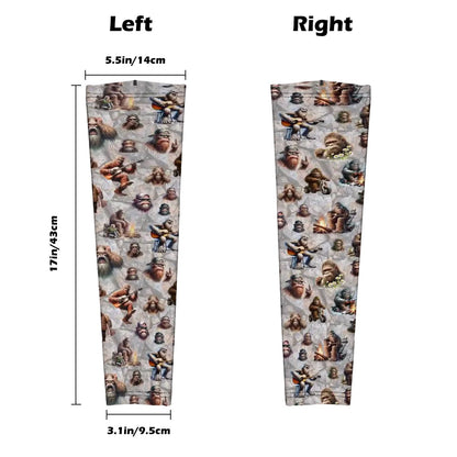 Sasquatch, Bigfoot Themed Sun Protection Arm Sleeves