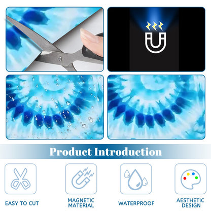 Tie Dye, 2 Piece Magnetic Wallpaper - School Locker Fashion