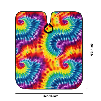 Adult Hair Cutting Cape - 19 Beautiful Tie Dye Designs