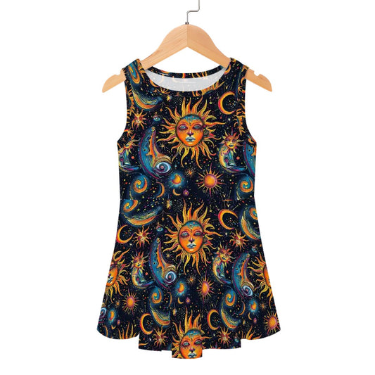 Sun & Moon, Girl’s Sleeveless Dress