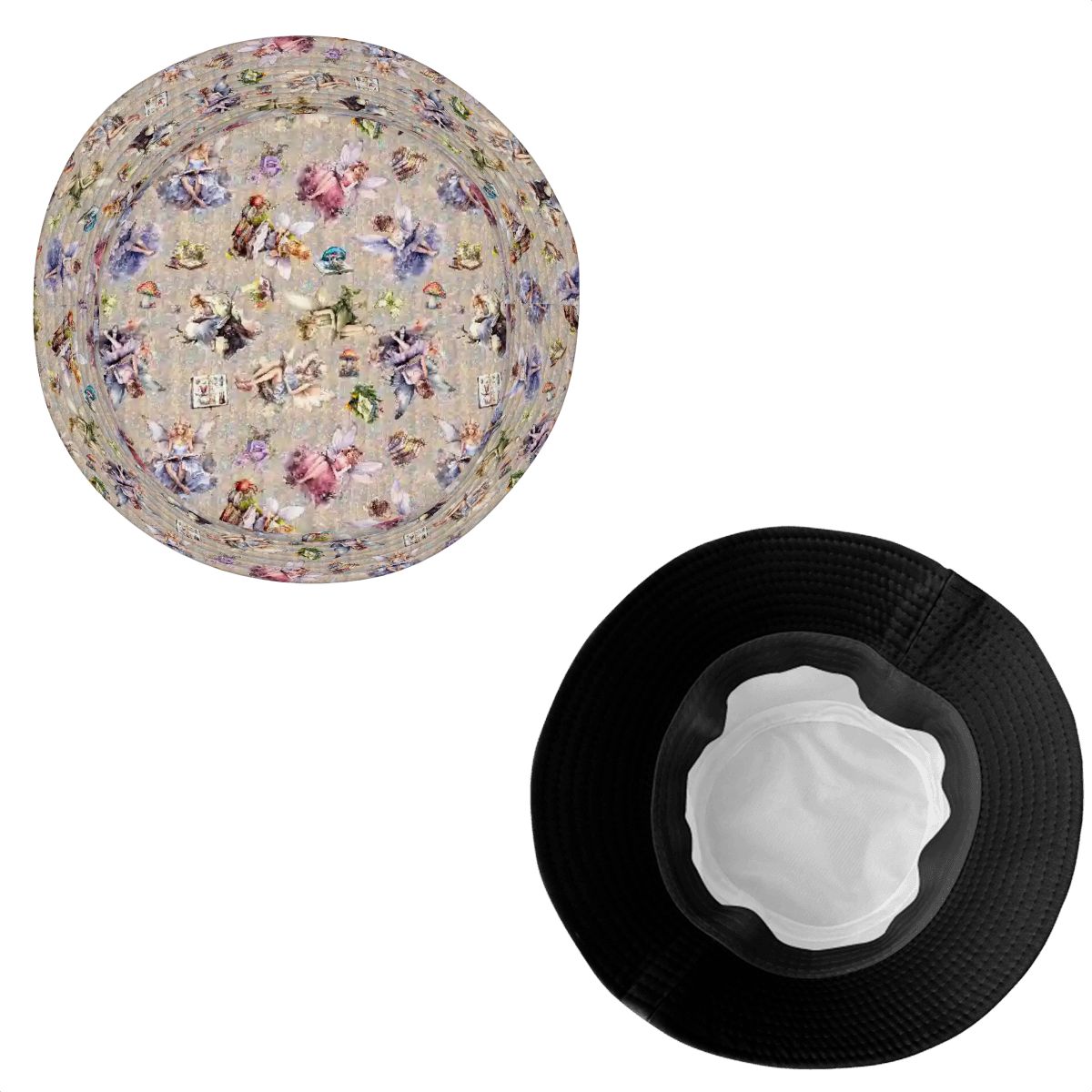 6 Fairy Designs, Adult Bucket Hat