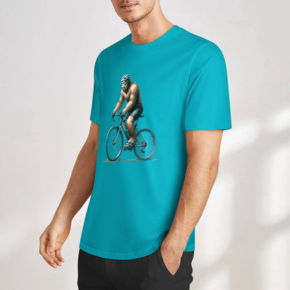 Bigfoot - Sasquatch Bicycle Short Sleeve Cotton T-Shirt