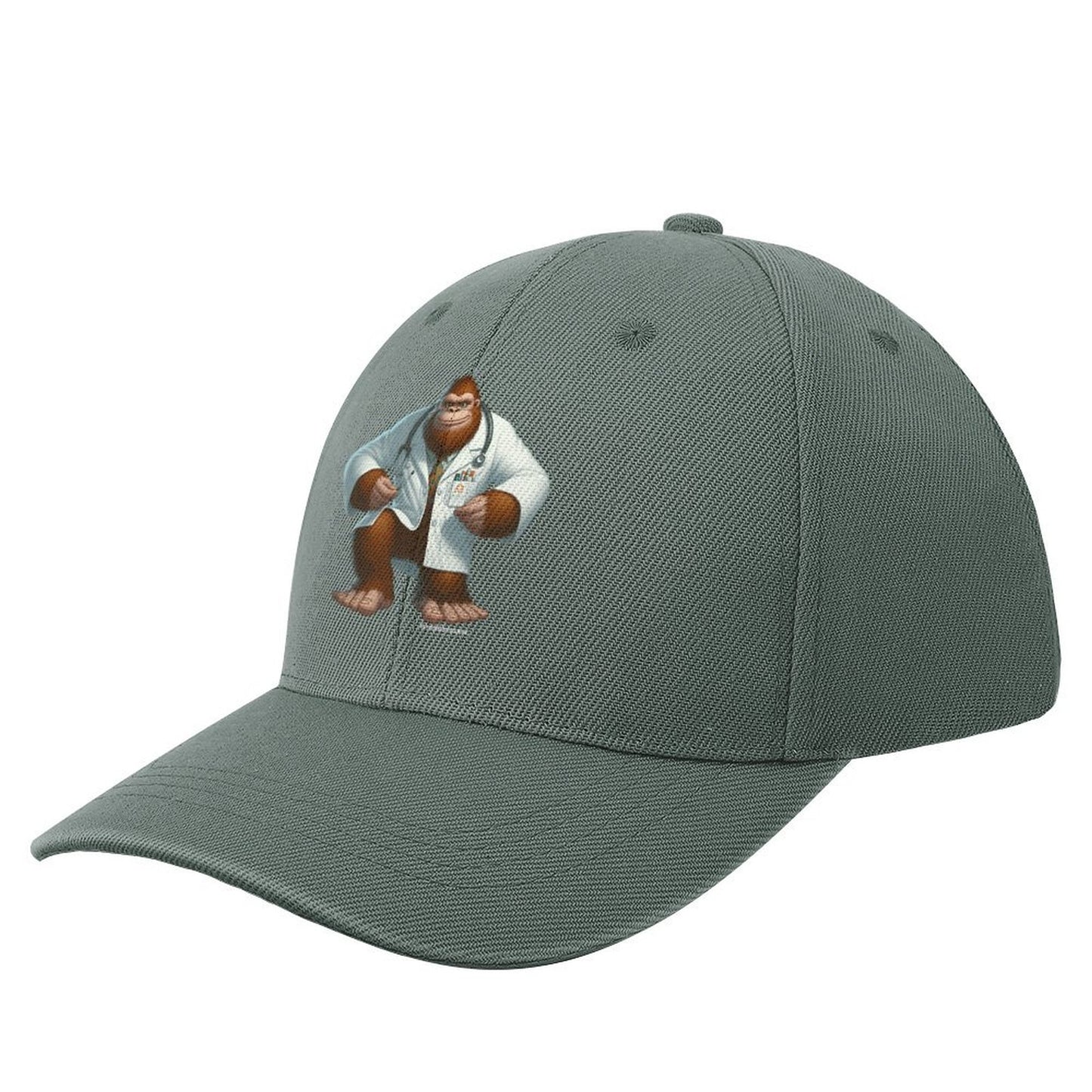 Bigfoot, Sasquatch Doctor Polyester Baseball Cap