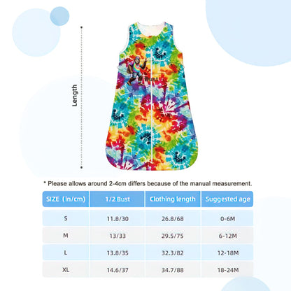 Hippie Bigfoot / Sasquatch Yoga, Sleeveless Baby Sleep Sack