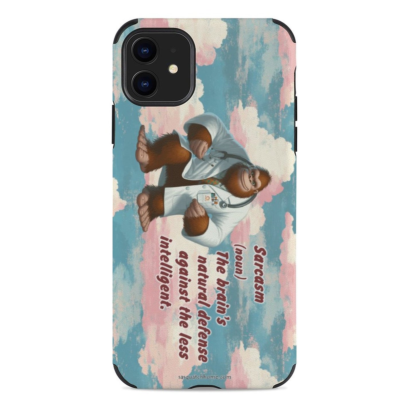 Bigfoot / Sasquatch Dr, "Sarcasm..", Microfiber iPhone 11 Cases