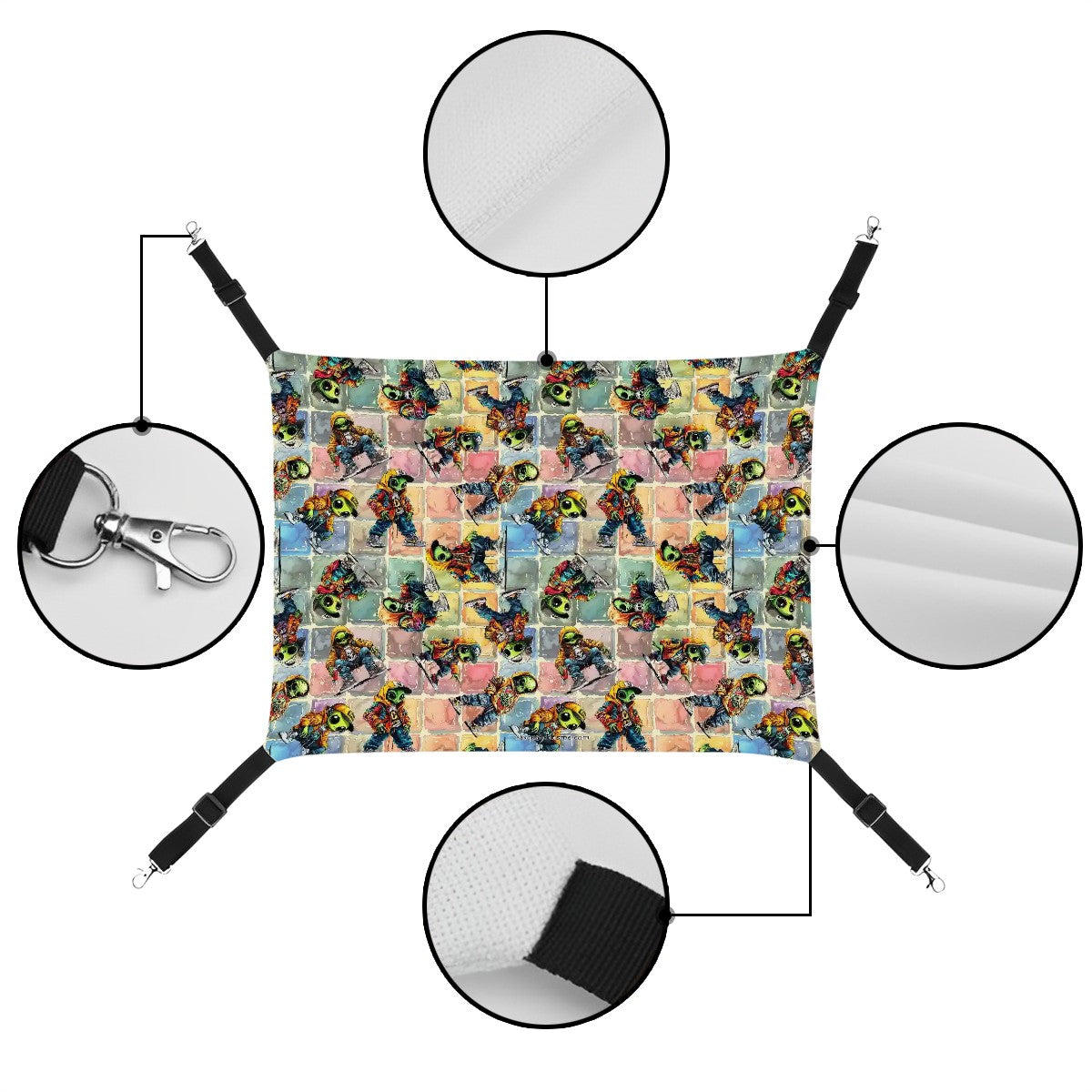 20 Bigfoot / Sasquatch Designs, Pet Hammock