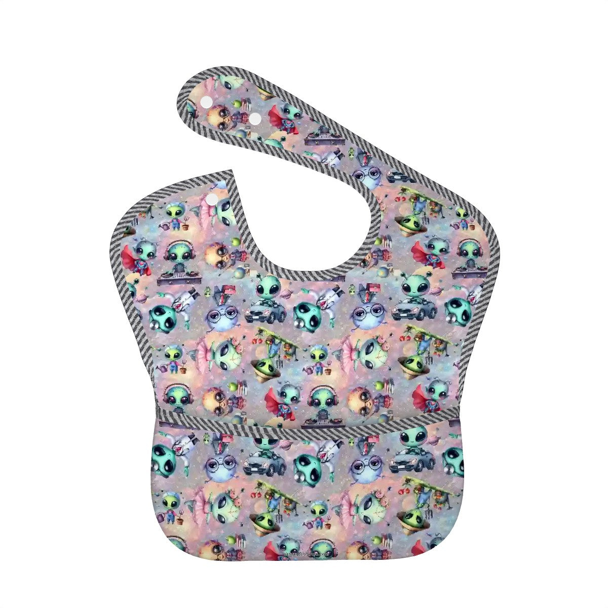 6 Alien Designs, Baby Bibs Customized Services