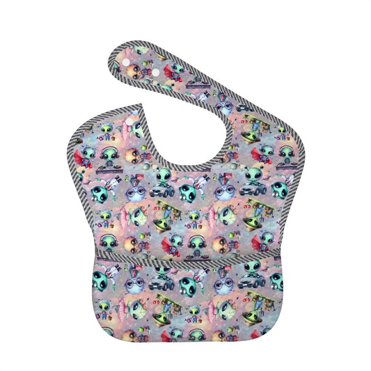 6 Alien Designs, Baby Bibs Customized Services