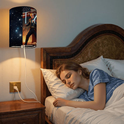 Donald Trump Jedi, Light Saber, Wall Sconces, Set of 2, Plug In