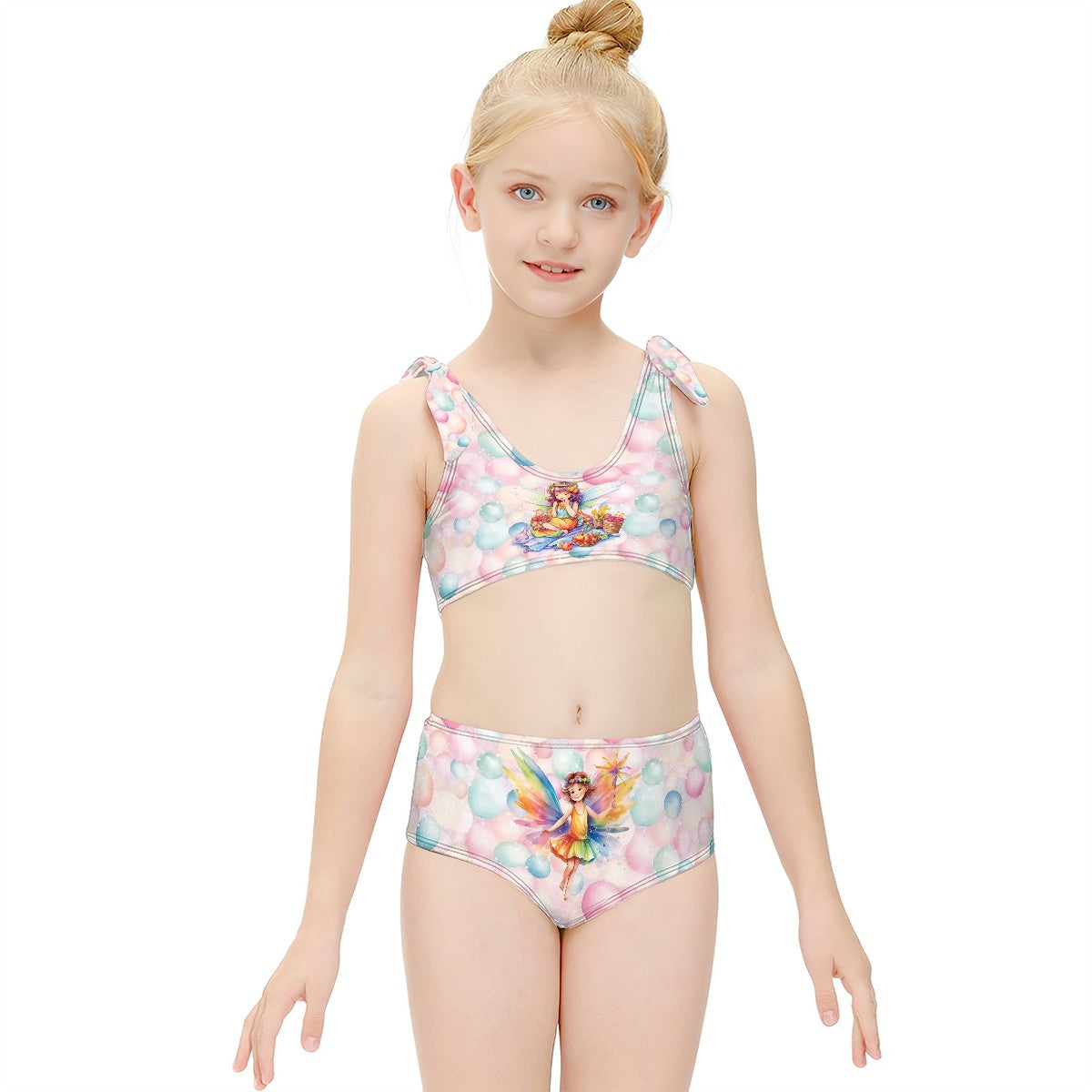Rainbow Fairy, Girl bikini swimsuits, Girl two piece swimsuit
