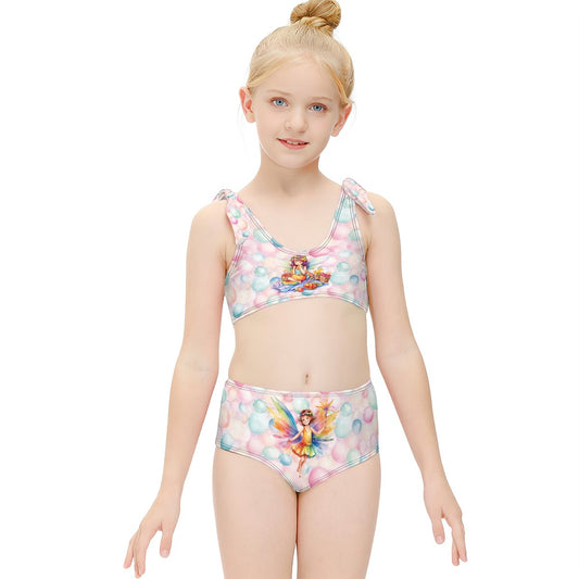 Rainbow Fairy, Girl bikini swimsuits, Girl two piece swimsuit