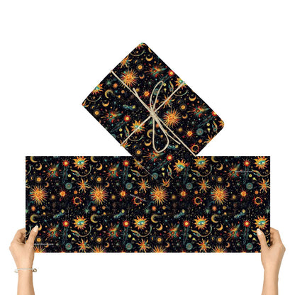 Astrology, 3 Pack Gift Wrapping Paper Sheets