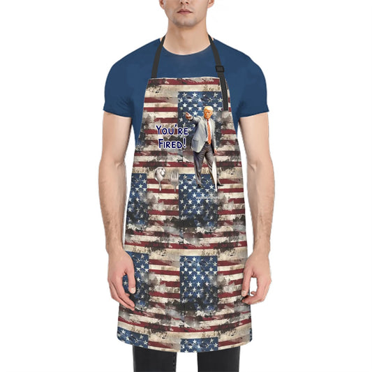 Donald Trump "You're Fired" Waterproof Apron with Pockets