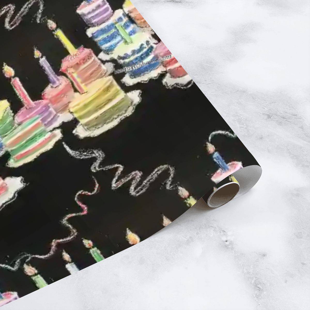 Child Drawing, 3 Pack Gift Wrapping Paper Sheets