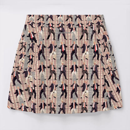 10 Donald Trump Designs, Women’s Milk Silk Sports Skorts with Pockets
