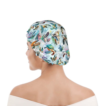 10 Animal Designs, Reusable Shower Cap