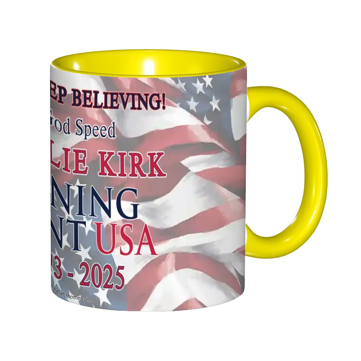 Charlie Kirk Memorial, Standard Colorful Coffee Mug (11oz) (Made in USA)