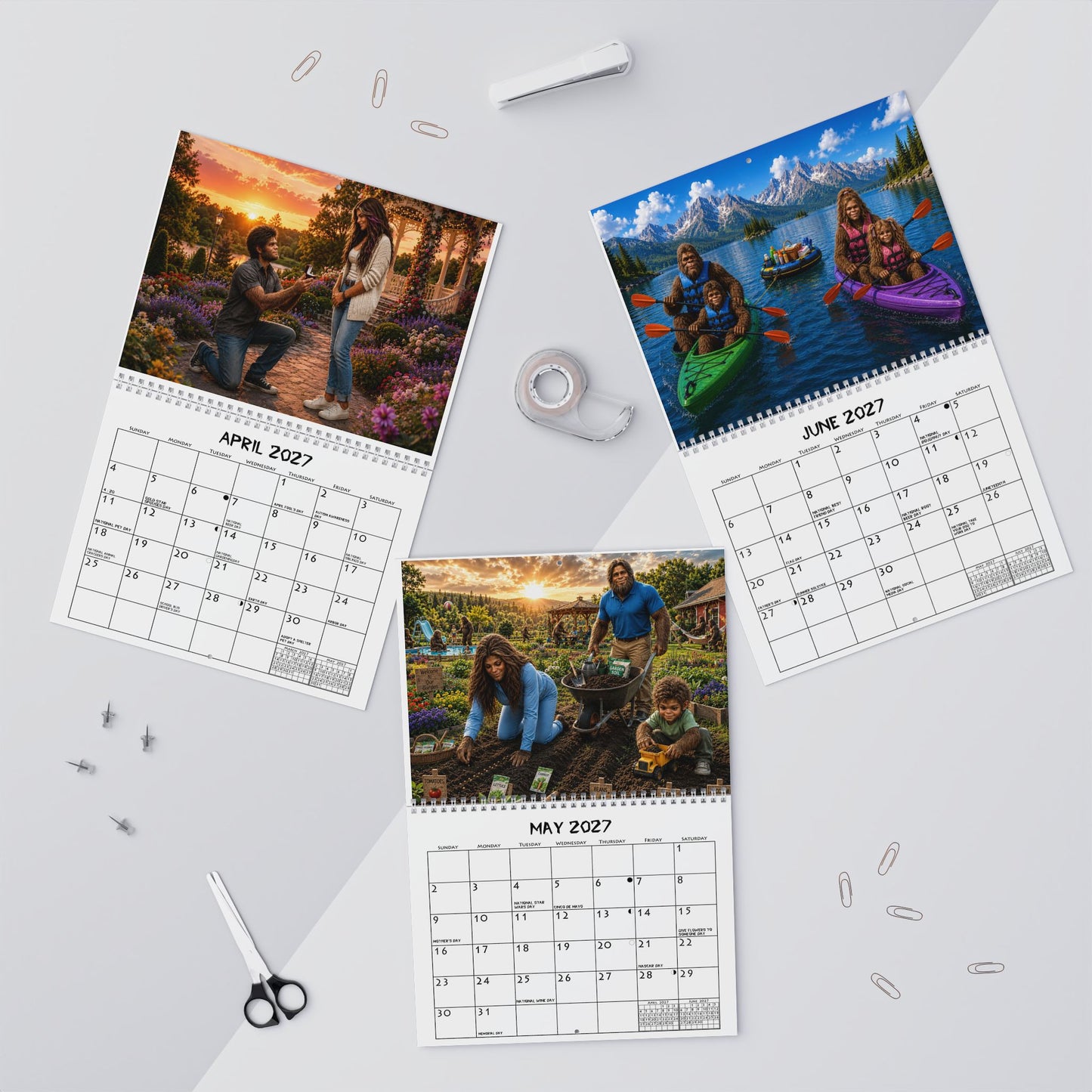 Wall Calendars 11" x 8.5"