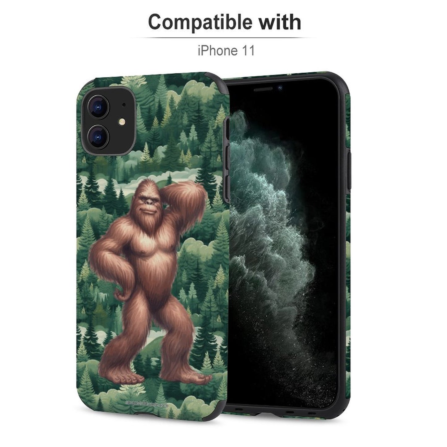Sexy Sasquatch/ Bigfoot, Microfiber iPhone 11 Cases