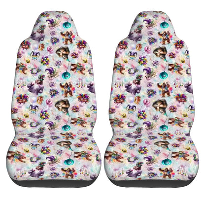 20 Bigfoot / Sasquatch Designs, Set of 2 Front Auto Seat Cover