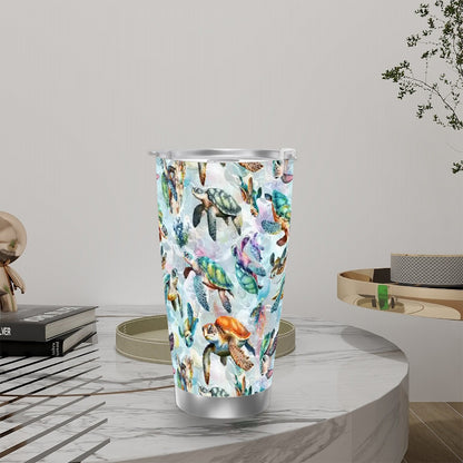 Animal Themed 20 oz Travel Coffee Mug w 3 options