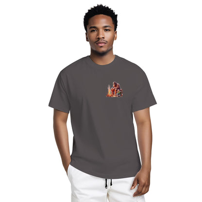 Sarcastic Sasquatch Short Sleeve 100% Cotton T-shirt- Double Sided