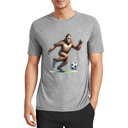 Bigfoot - Sasquatch Soccer (football) Short Sleeve Cotton T-Shirt