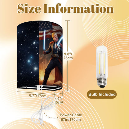 Donald Trump Jedi, Light Saber, Wall Sconces, Set of 2, Plug In