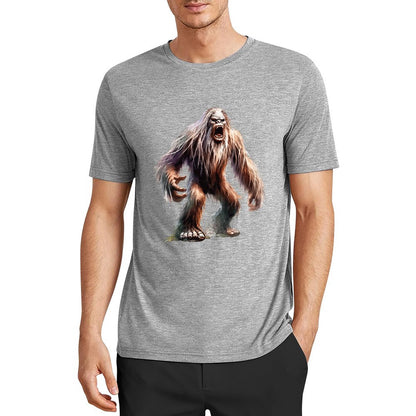 Bigfoot - Sasquatch Scary Short Sleeve Cotton T-Shirt