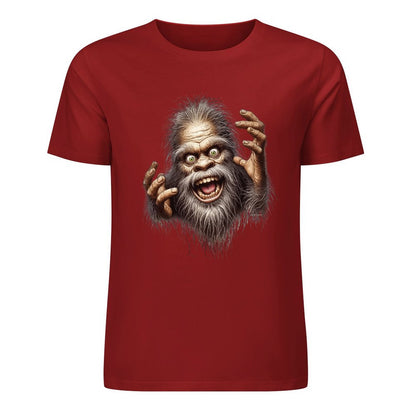 Bigfoot - Sasquatch Crazy Hands Short Sleeve Cotton T-Shirt