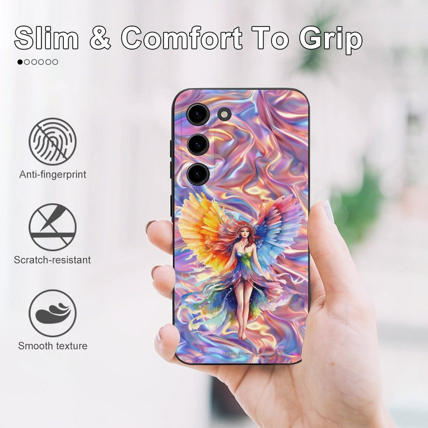 Rainbow Fairy, Samsung S23 Series TPU Cell Phone Case