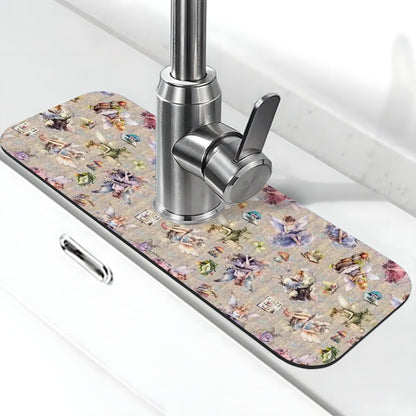 6 Fairy Designs, Faucet Mat