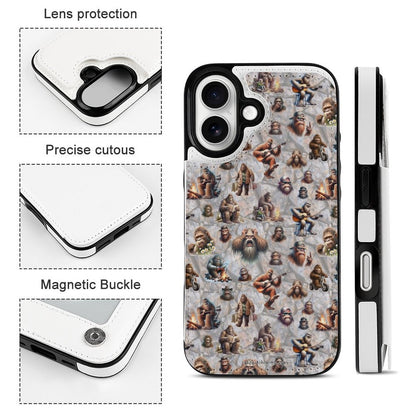 20 Bigfoot / Sasquatch Designs, iPhone 16 Faux Leather Wallet Case